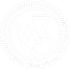 W3 Award win badge for TONG Global award winning agency
