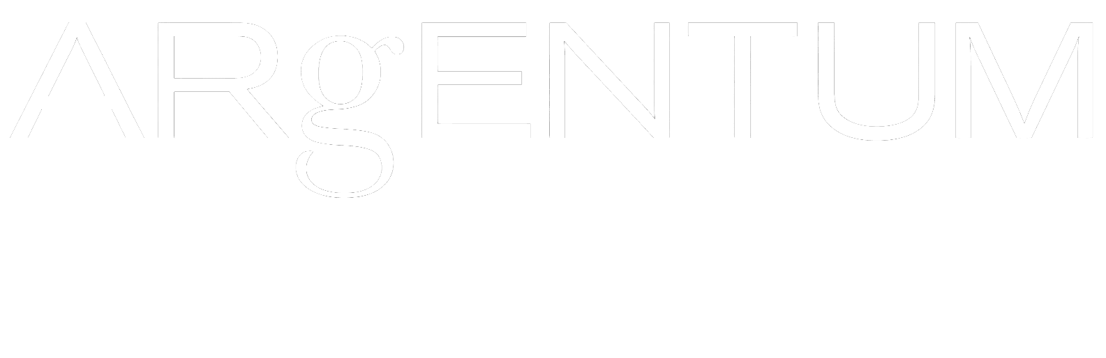 Argentum apothecary white transparent logo