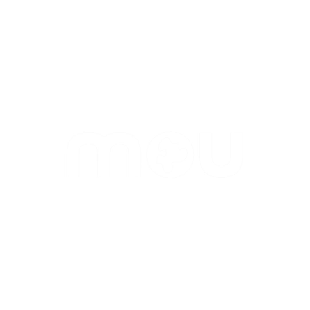 mou white logo transparent background