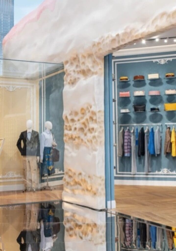 Inside Dior's cake pop up store in China